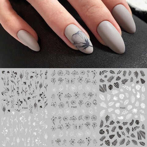 Do It Yourself 3D Nail Art Stickers