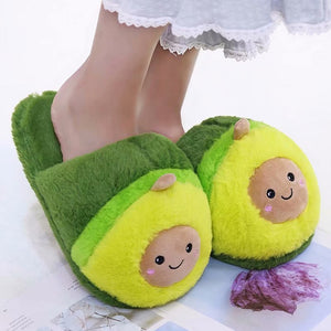 Flip Flop Avocado Shaped Slippers, Funny and Cute!