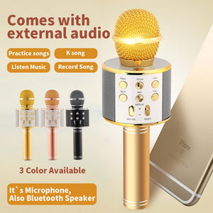 Luxurious Bluetooth Karaoke Microphone