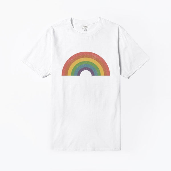 Vintage Look Rainbow Shirt