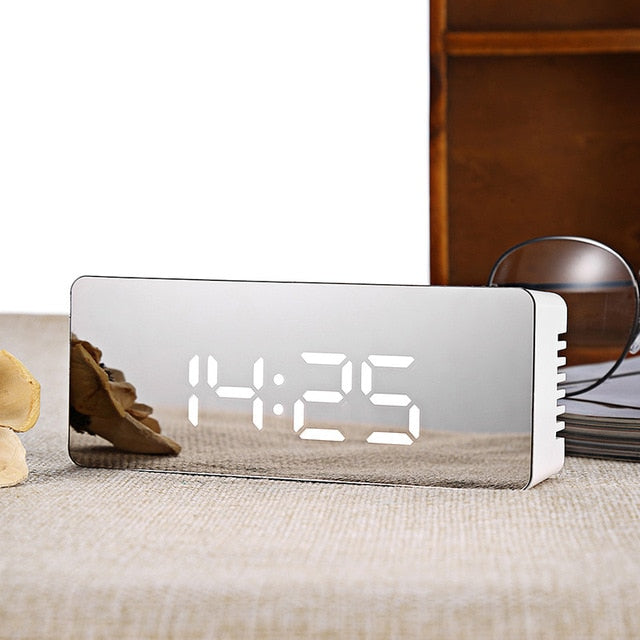 Luxury Mirror Alarm Clock