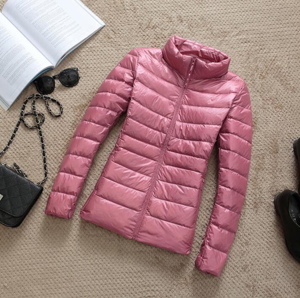 90% Ultra Light Portable Winter Jacket For Women without hood